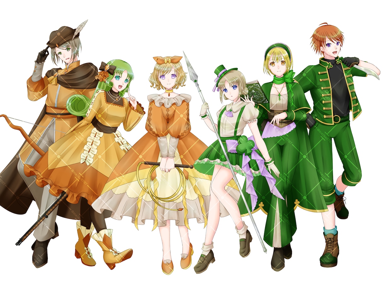 立ち絵お描きします TRPGやIRIAM、ゲームなどに使える立ち絵です＊ イメージ3