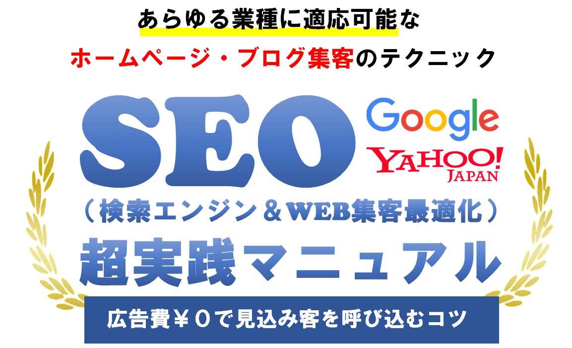SEO超実践マニュアル！検索エンジン対策が学べます 動画セミナーなど１０大特典付き。サポートもあるので安心です。 イメージ1
