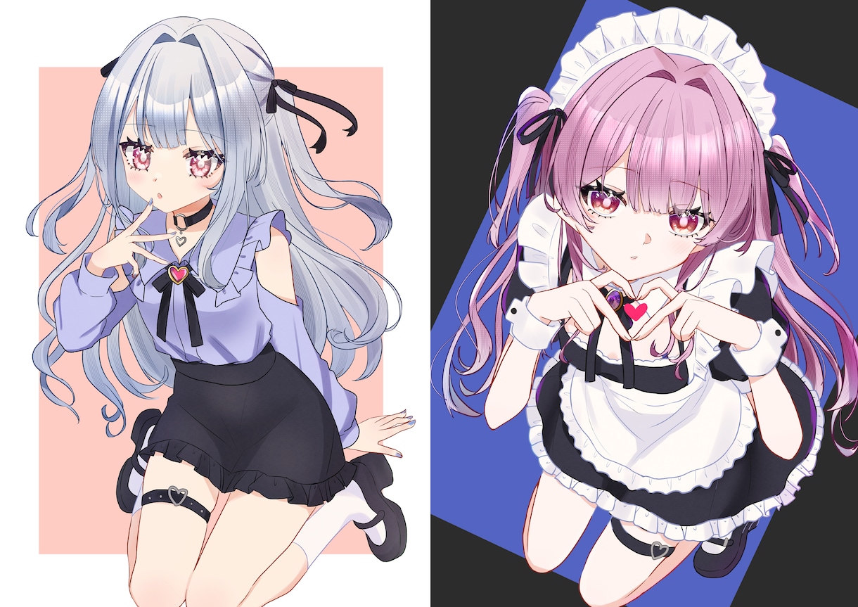 IRIAM用の立ち絵制作いたします 可愛い女の子ならお任せください！ イメージ3