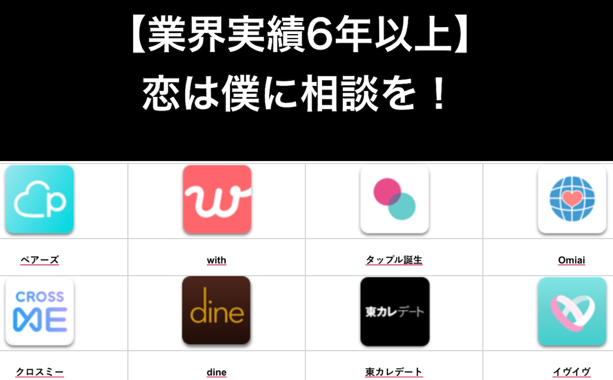 6年間本気で考え抜いたマッチングアプリ術教えます 誰でも簡単！【心理学×恋愛術】を使った失敗しない恋愛術！ イメージ1
