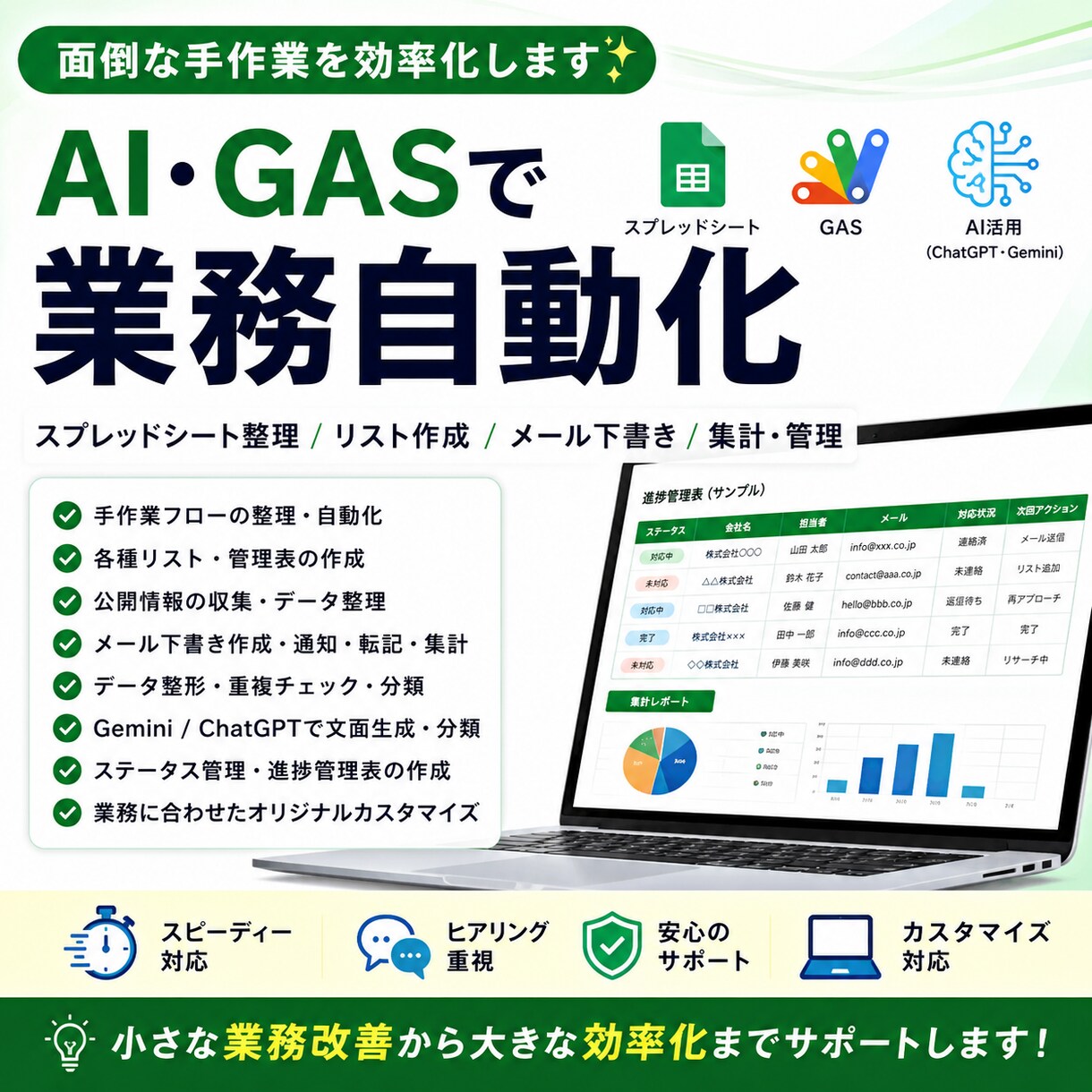 業務自動化ツールを作成します 面倒な手作業を完全カスタマイズして自動化対応 イメージ1