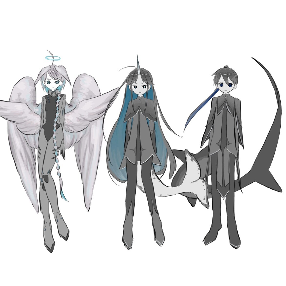 人でも人外でも立ち絵描きます 人間に限らず、どんな形のキャラクターでも立ち絵を描きます！ イメージ1