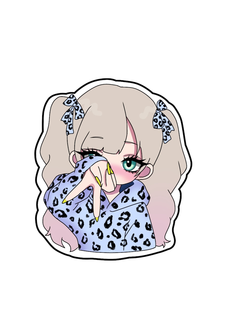 量産｜ギャルピースでミニキャラ描きます アイコン｜ SNS ｜配信等で使える◎ イメージ4