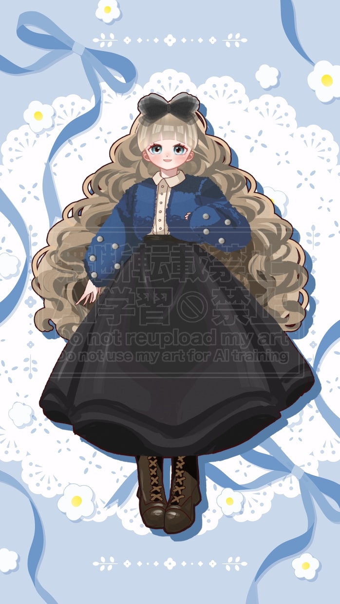 完成品 女の子 立ち絵イラスト販売します IRIAM・TRPG向け かわいい女の子のイラストです。 イメージ2