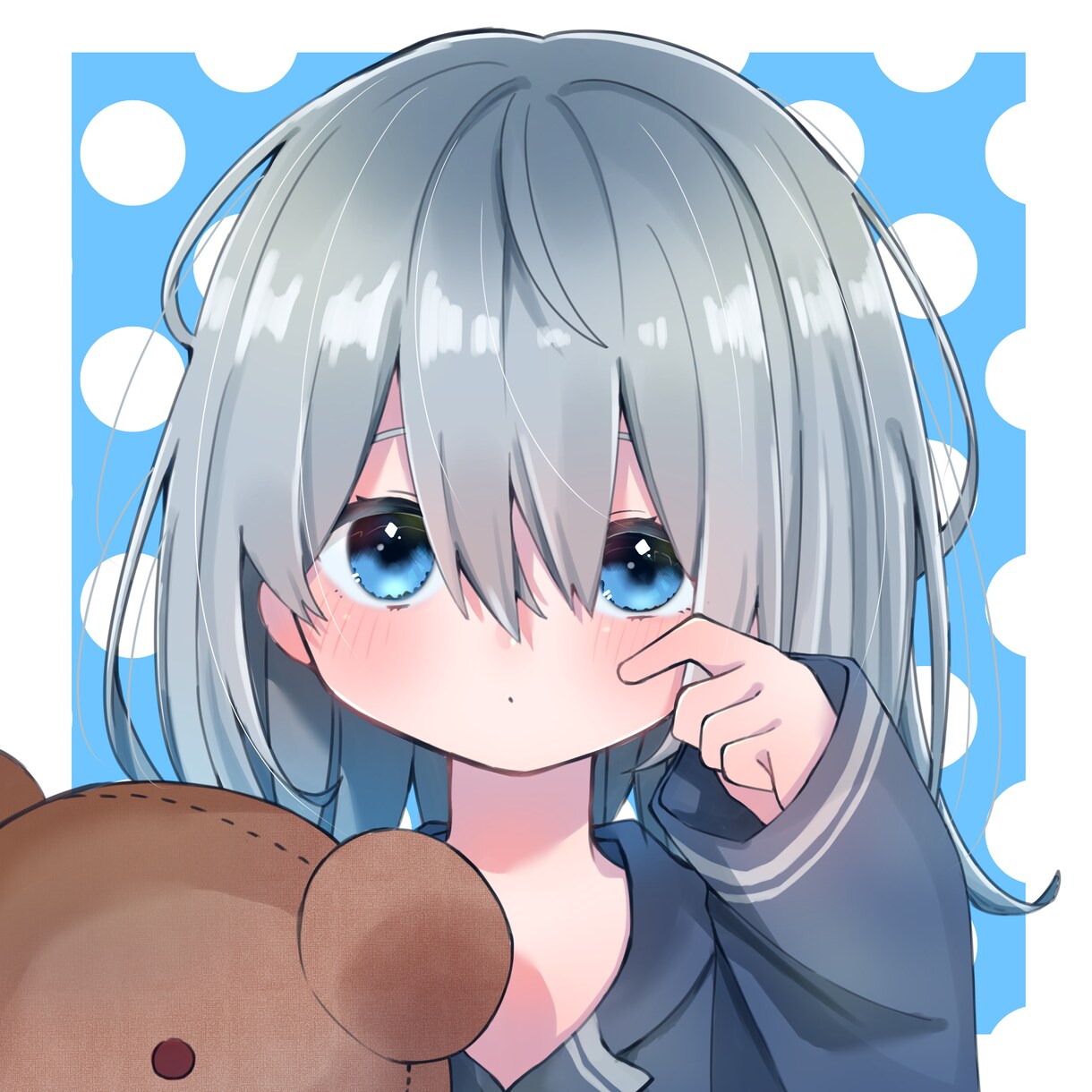 SNS等アイコンイラスト制作します お目目ぱっちり可愛いイラスト！ イメージ3