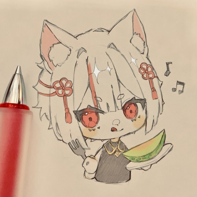 アナログの温かみがあるSDイラストをお描きします お手軽なオリジナルSDイラストをお求めの方へ イメージ1