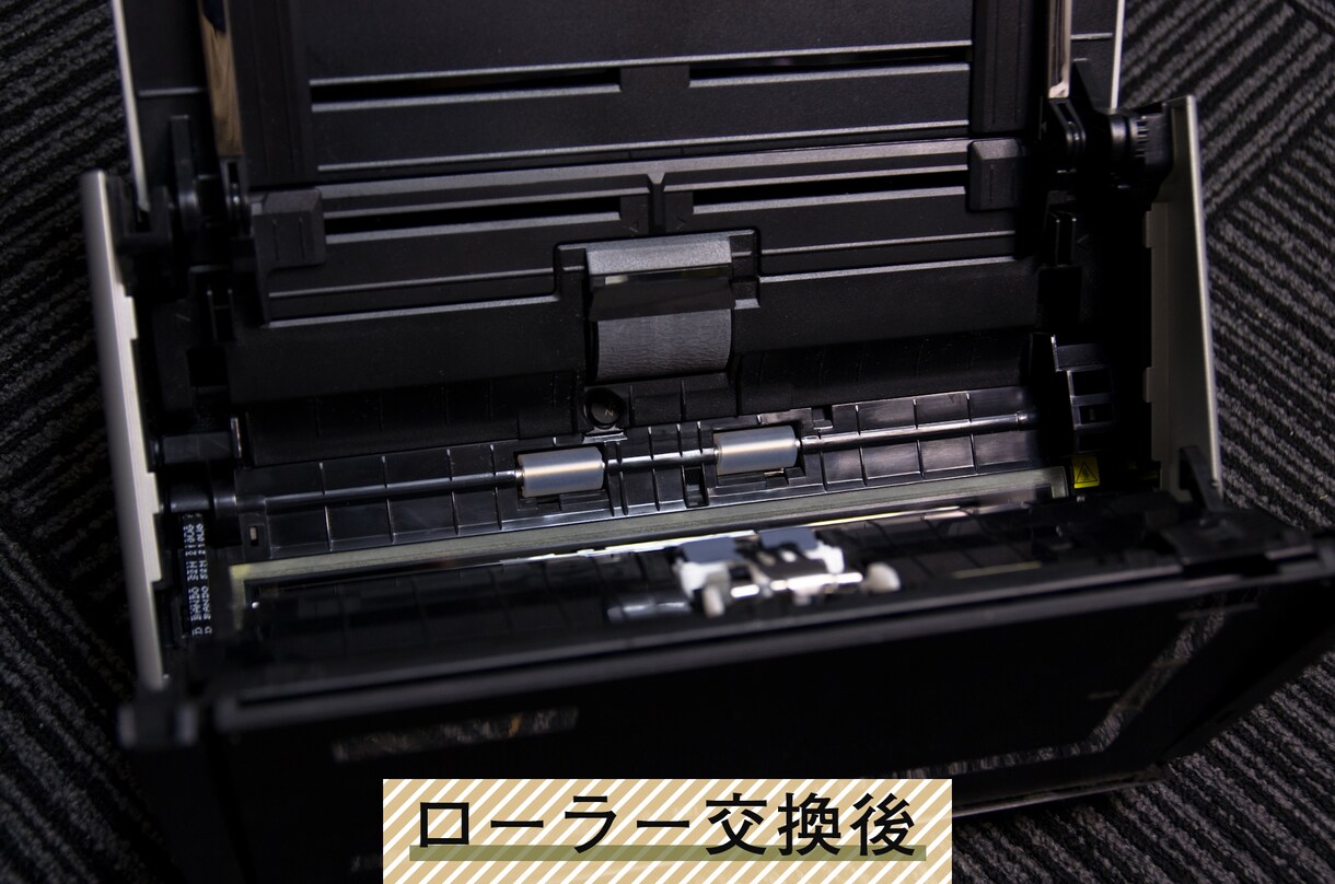 ScanSnap スキャナーのローラーを交換します 紙送りが出来ない、ローラーがベトベトを修理し復活します！ イメージ6