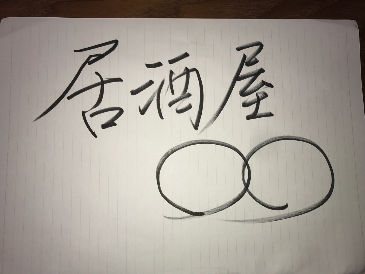 お店のメニュー表、筆で書きます 飲食店をされているかたへオススメです！ イメージ2