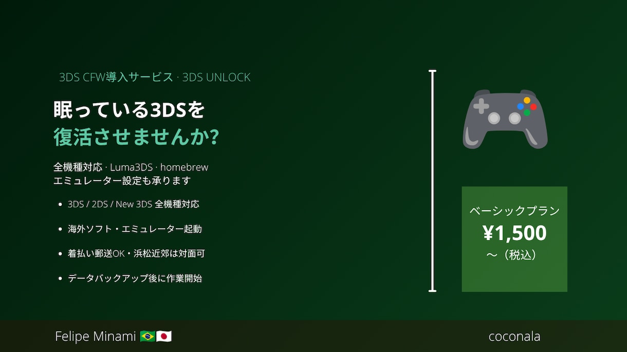 3DSの設定・操作トラブルを丁寧にサポートします 3DSの初期化・設定や操作方法を分かりやすくサポート イメージ1