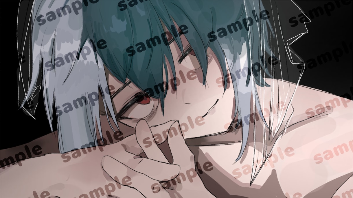 歌ってみた、オリジナル曲などの絵を描きます 本家様風に描いたり、雰囲気を合わせたりするのが得意です。 イメージ2