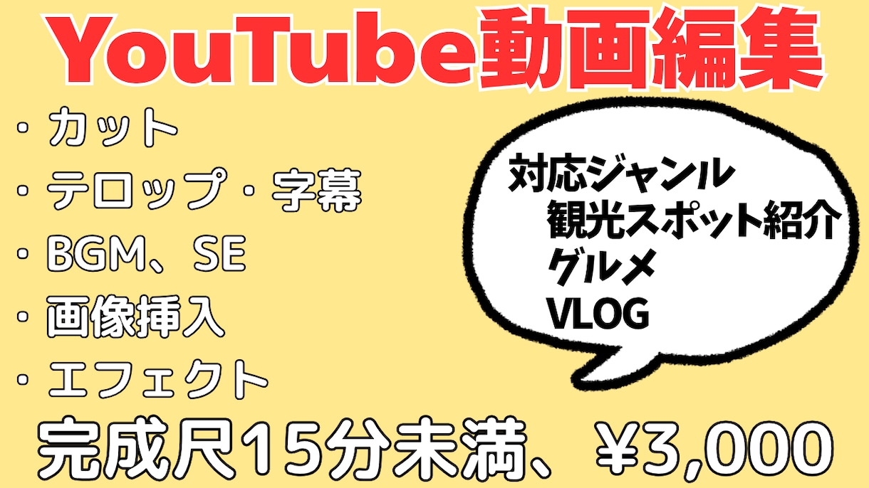 YouTube動画編集します ★修正回数無制限★現役YouTuberが編集します！ イメージ1