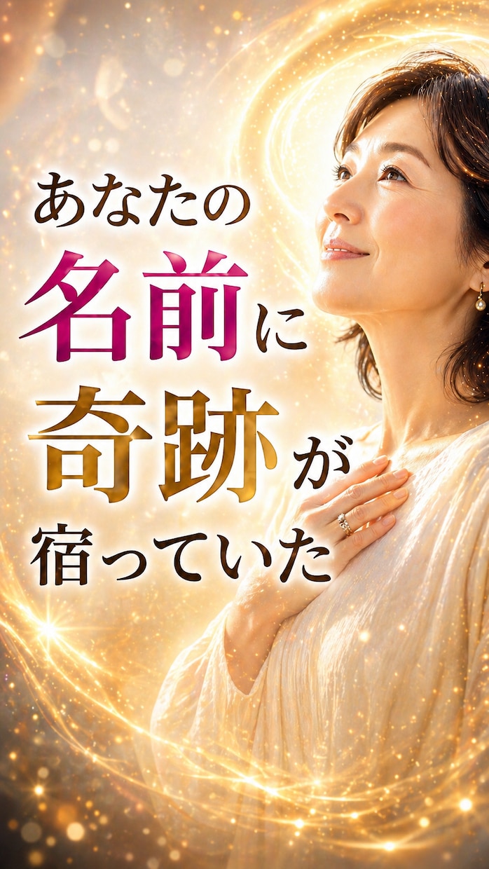 名前の言霊に隠されたあなたの運命と本質を教えます 自分の名前の言霊を知って本当の自分に出会う鑑定です イメージ2