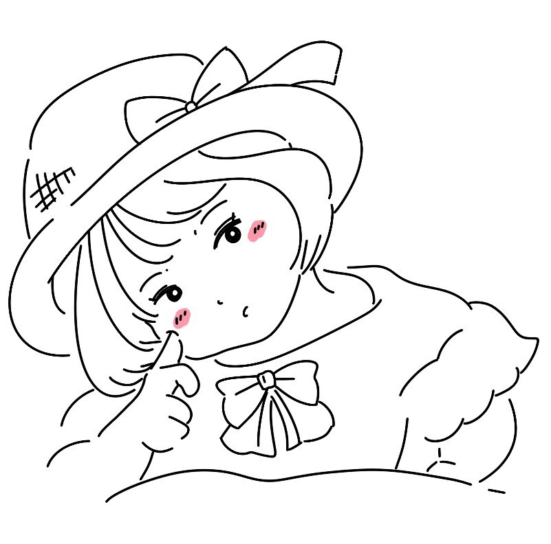 お写真から線画の似顔絵作成します ラフなタッチのシンプルな線画で気軽に使える似顔絵イラストです イメージ1