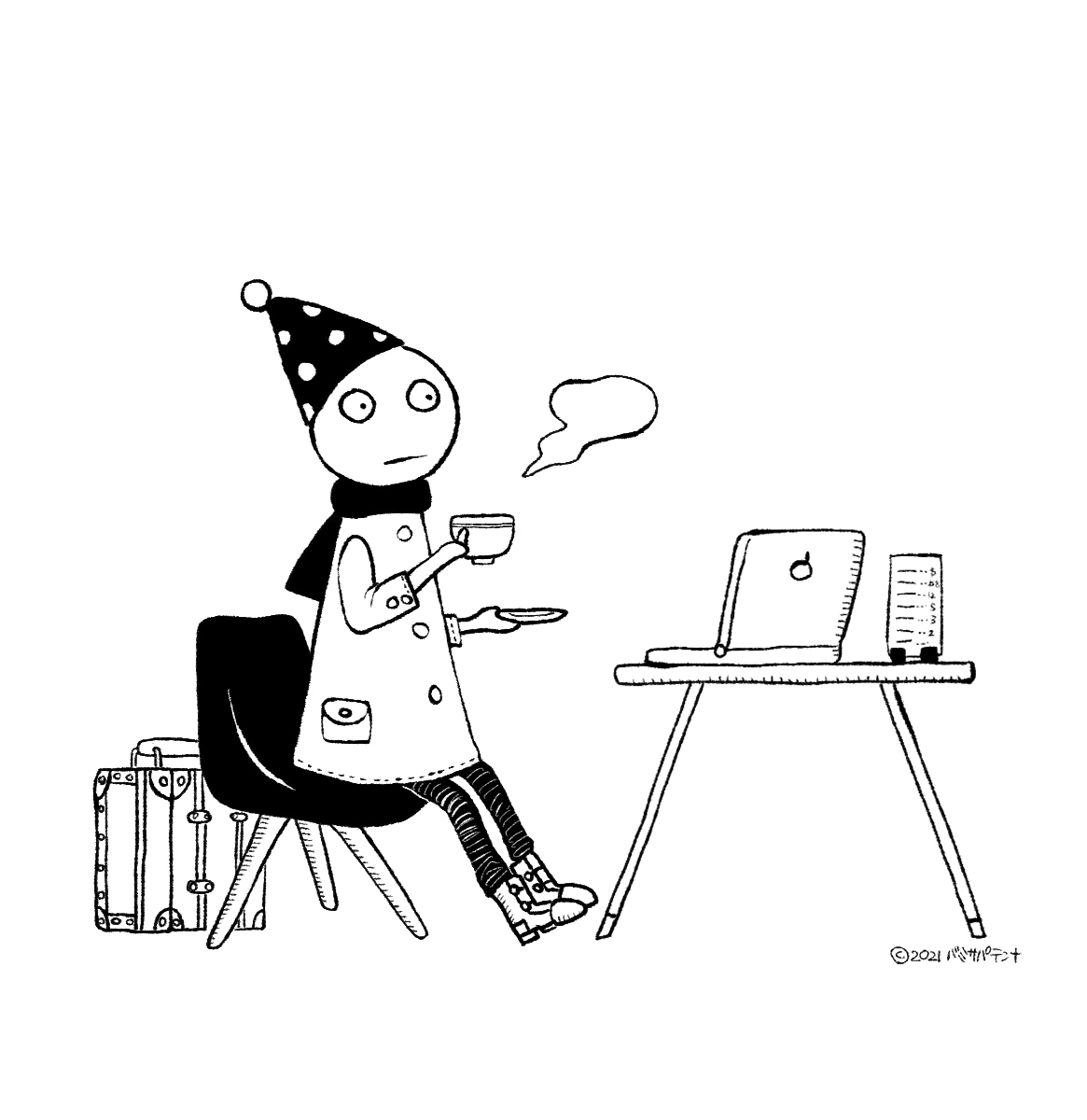 簡単なイラストお描きします 小説の表紙・挿絵、SNSのアイコンなどにいかがでしょうか？ イメージ6