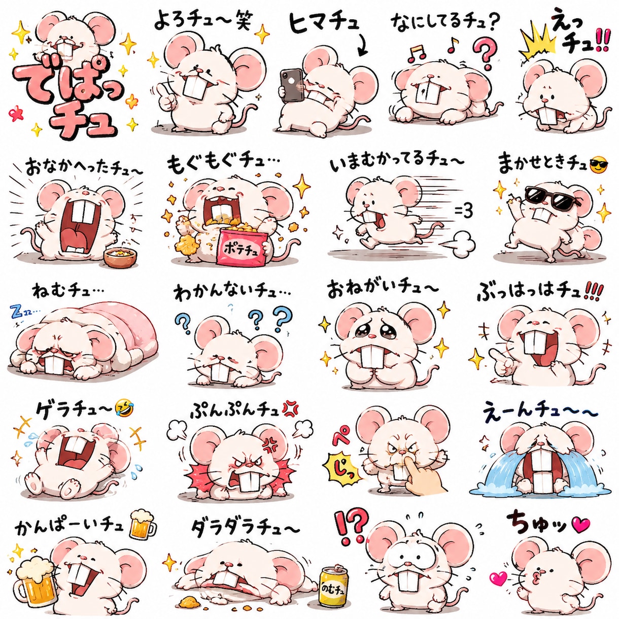 ユルかわLINEスタンプ作成します オリジナルLINEスタンプお作りします！ イメージ3