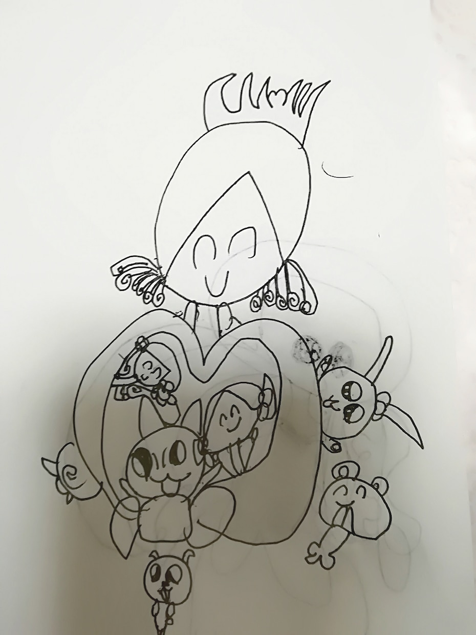 お子さんの絵をアートに変えます お子さん、お孫さんの描いた絵を芸術へと変身させます♪ イメージ7