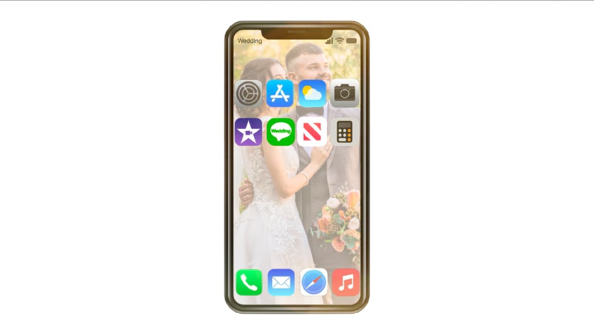 LINE風♪結婚式プロフィールムービーを製作します おふたりの素敵な思い出をゲストにメッセージ形式で紹介します！ イメージ2