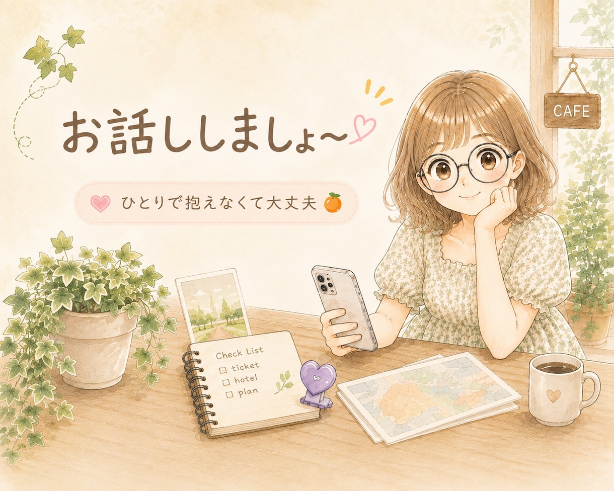 話し相手になります♪雑談・愚痴・お悩み聞きます 1分だけでもOK♪気を使わず何でもお話しください( ´∀`) イメージ5