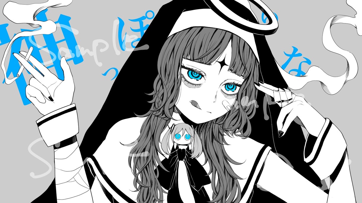 イラスト依頼受け付けております アイコン・サムネイル・1枚絵・漫画のご依頼受け付けております イメージ7