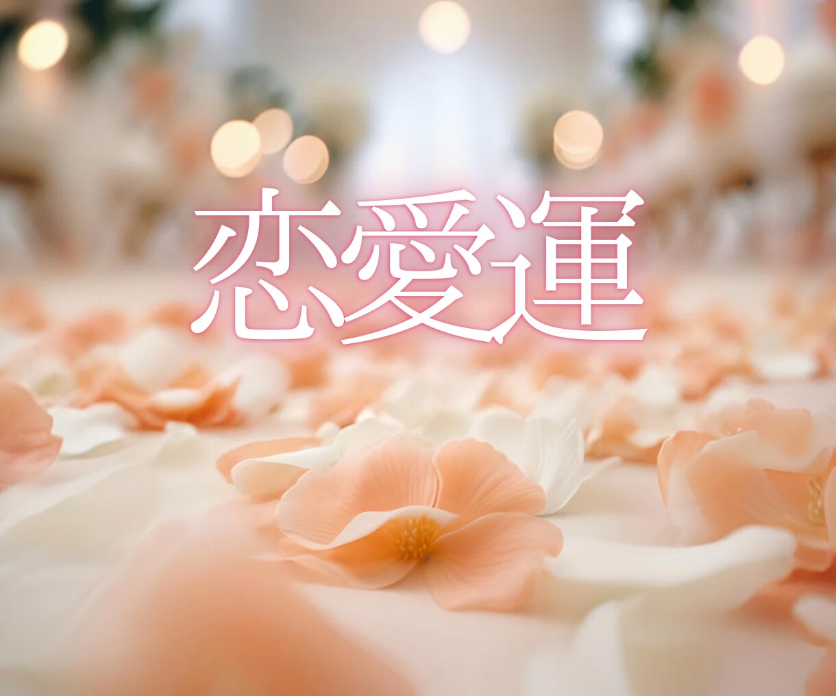 2026年✨1年を通した恋愛運の動き、教えます 出逢い運は何月頃？結婚運最強時期は？複数占術で細かく視るよ♪ イメージ1