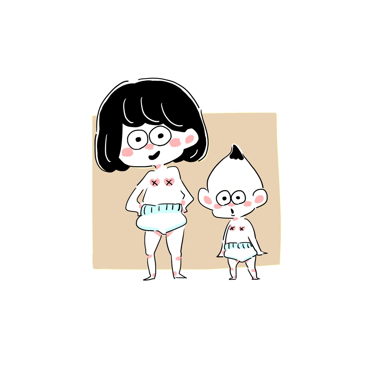 ゆるい似顔絵イラスト受け付けます お子様！ぺっと！などでも受け付けます！ イメージ2
