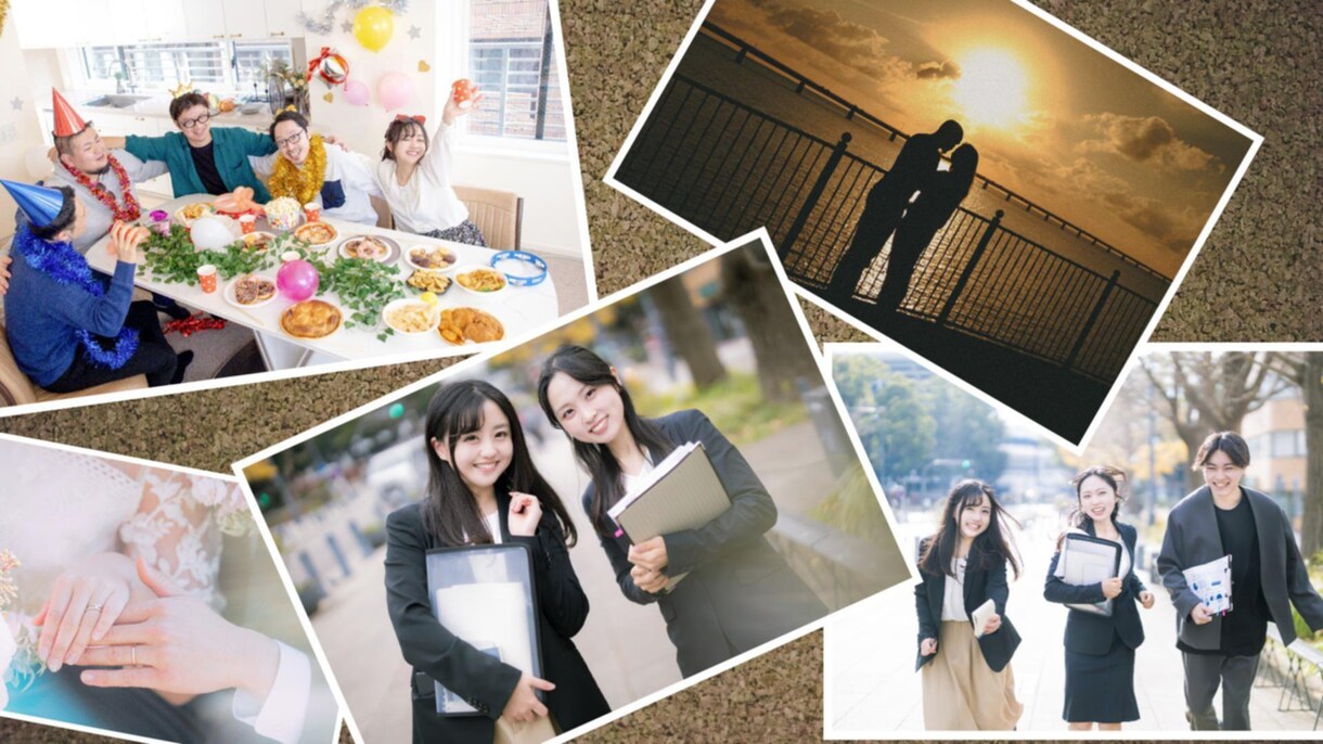 新郎新婦トーク形式の結婚式プロフィール動画作ります 新郎新婦のトーク形式！世界に1つだけのプロフィールムービー イメージ3