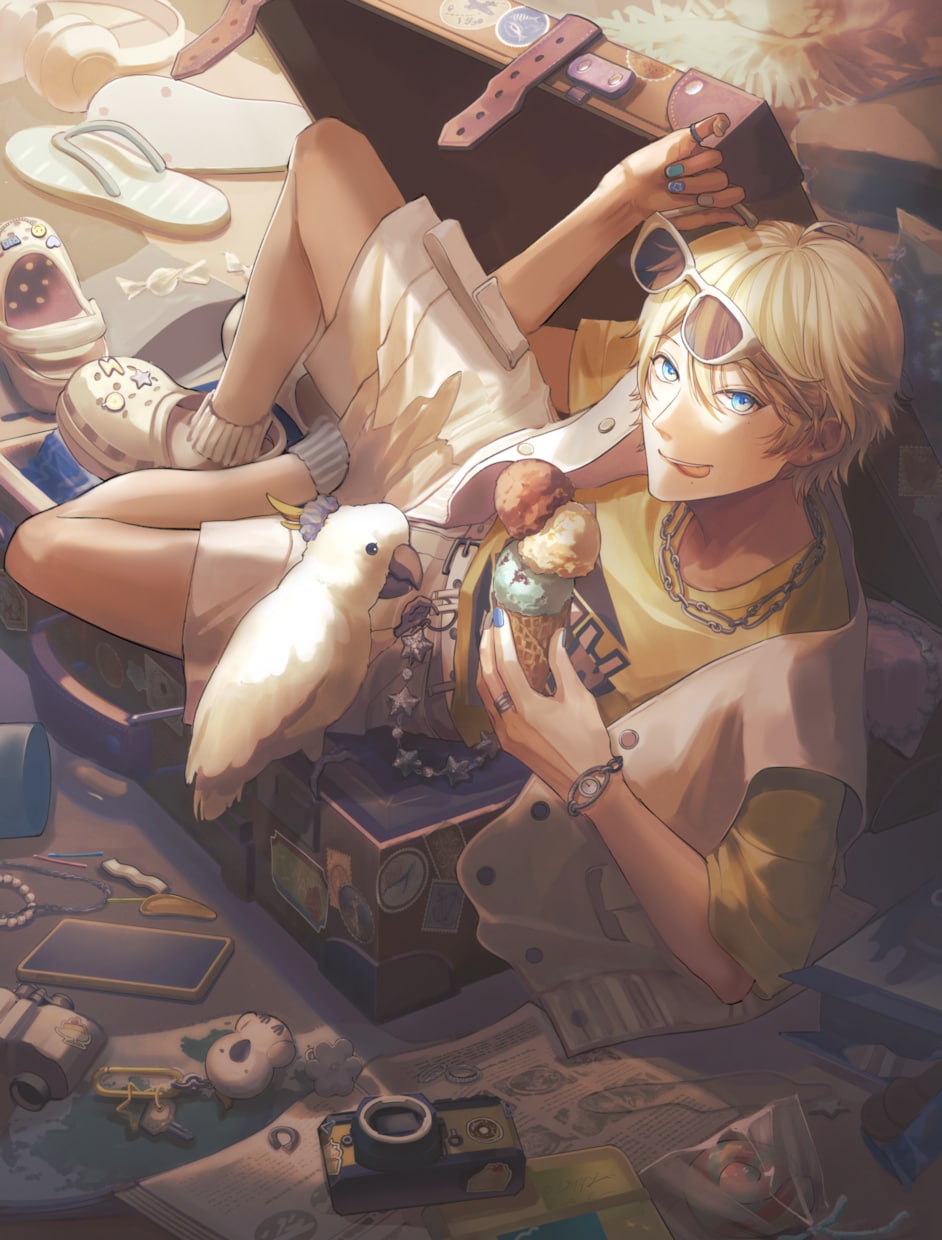 季節と日常の空気感を感じれるキャライラスト描きます 柔らかな光と繊細な描写で、キャラの魅力を引き出します！ イメージ3