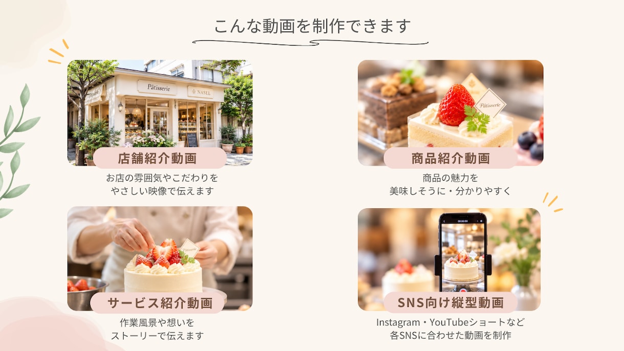 商品・サービスのPR動画を制作します SNSで伝わる、見やすく親しみやすいPR動画を制作します イメージ2