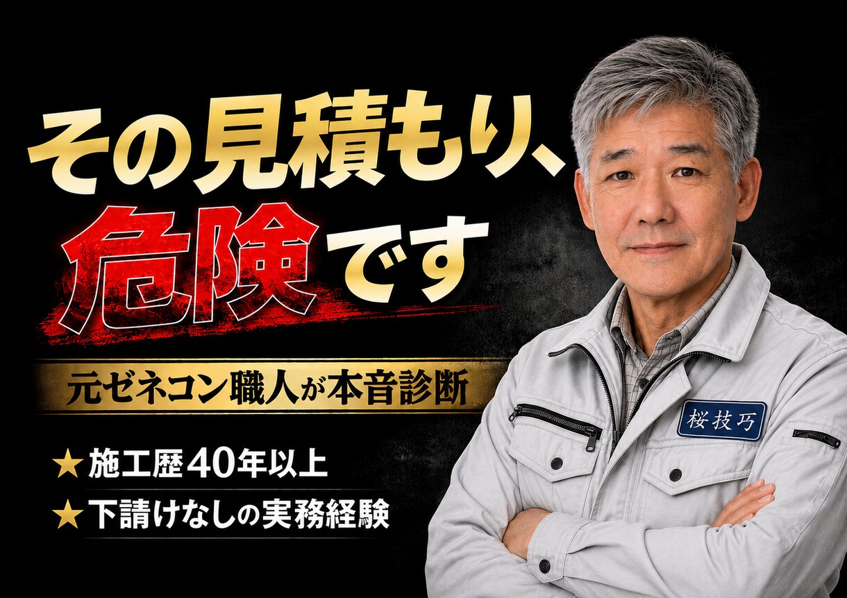現役プロが教える！検証とリフォームアドバイスします プロだから解る！これからリフォームリニューアルを検討する方！ イメージ1