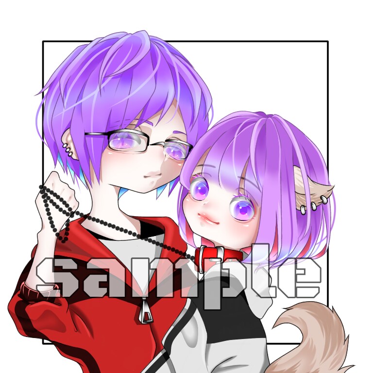 SNSで使えるイラストを描きます 他者と被らない自分だけのイラスト欲しくないですか( ¨̮ ) イメージ2