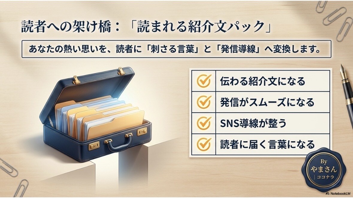 著者向け｜読まれる紹介文を整えます あなたの本を伝わる紹介文に変換 イメージ6