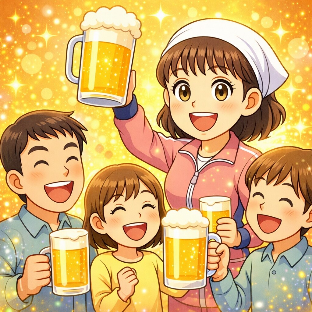 何も頑張ってないけどそんなの関係ねえ打ち上げします 街中華｜サボろう｜ワクワク｜理由なんか要らん｜ヤケクソ イメージ5