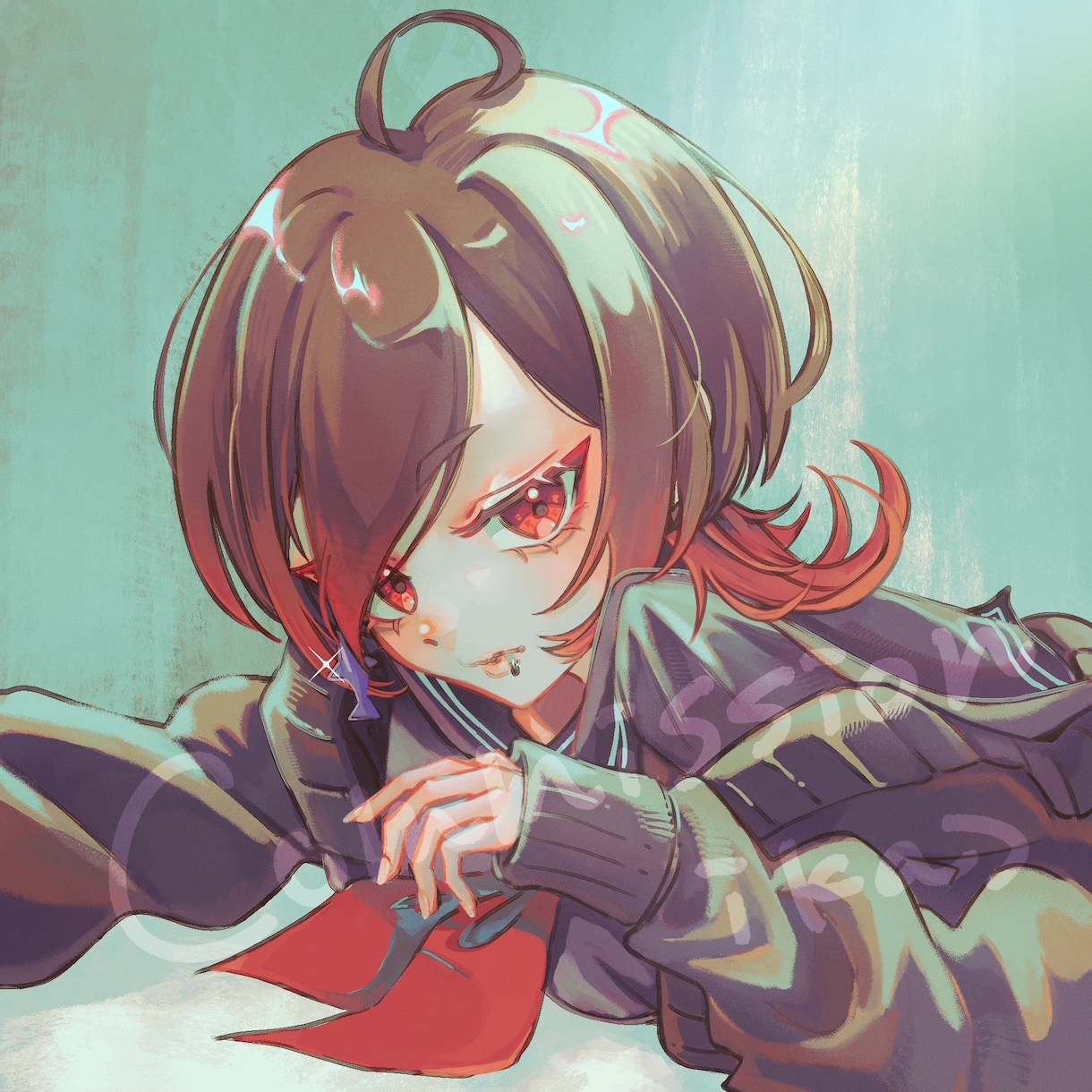 カッコかわいい厚塗りイラストを描きます 一枚絵、立ち絵、アイコンなど用途にあわせて！中性的な魅力！ イメージ4