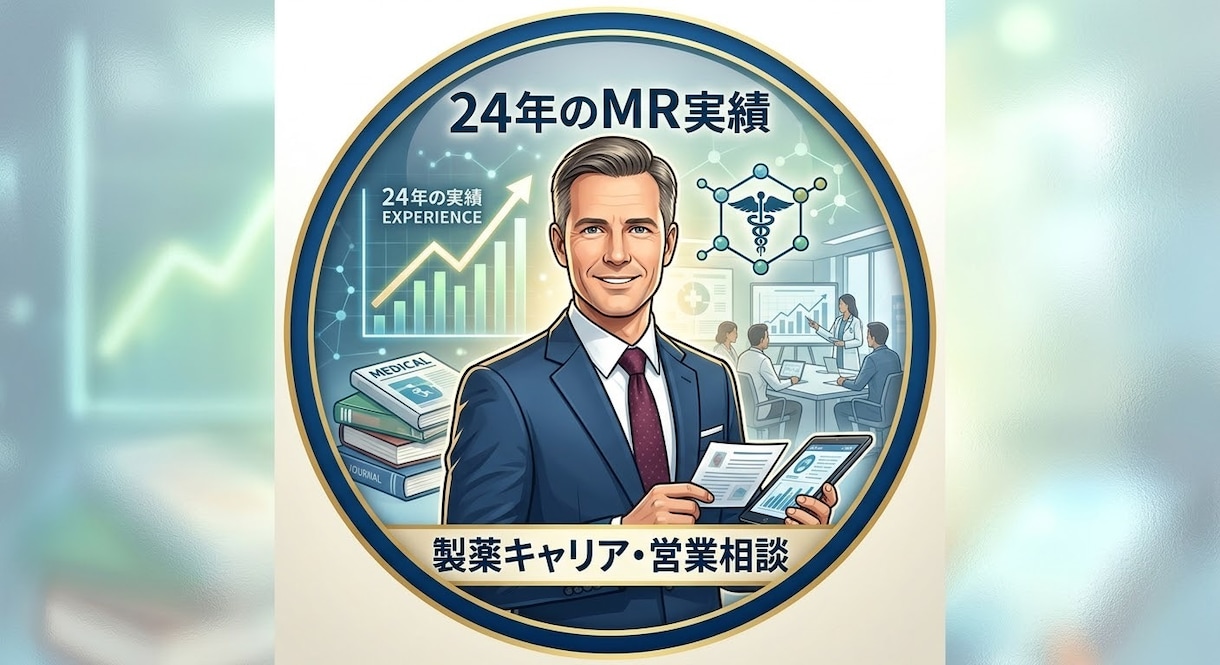 製薬業界に関するご質問にお答えします MR歴24年の現役MRが教える！製薬業界のリアル イメージ1