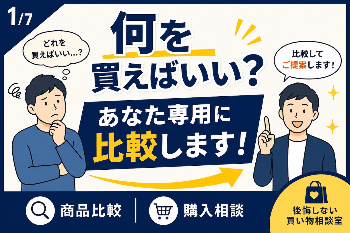 あなたに合う商品選びをお手伝いします ネット検索の手間を減らし、納得できる商品選びをサポート イメージ1