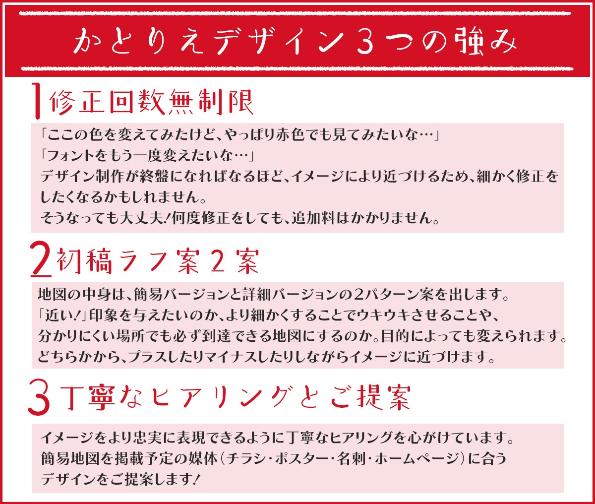 シンプルな【簡易地図】制作します シンプルで分かりやすい地図をチラシやポスター、名刺に！ イメージ3