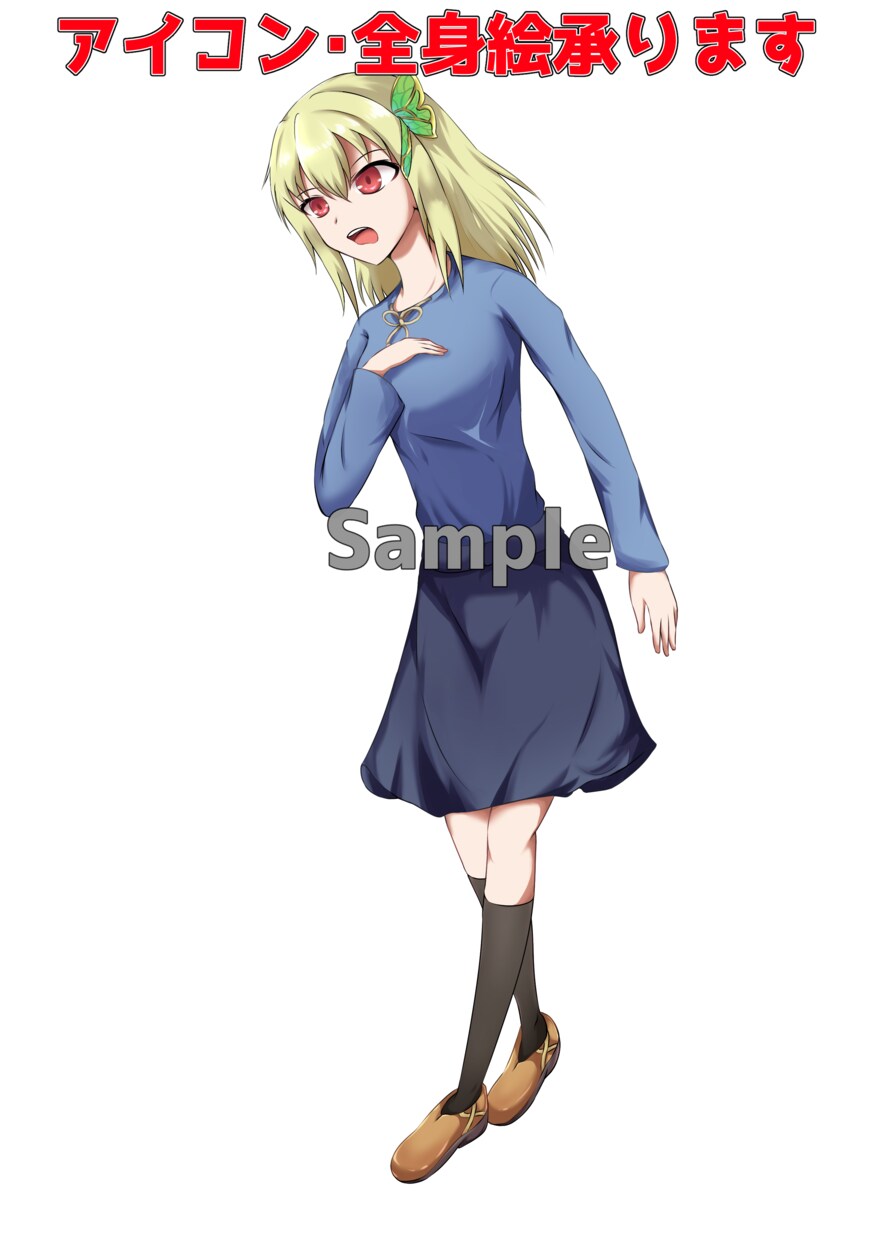 フルオーダーでのキャラクターデザイン承ります アイコンから全身絵まで様々なものに対応可能です イメージ1