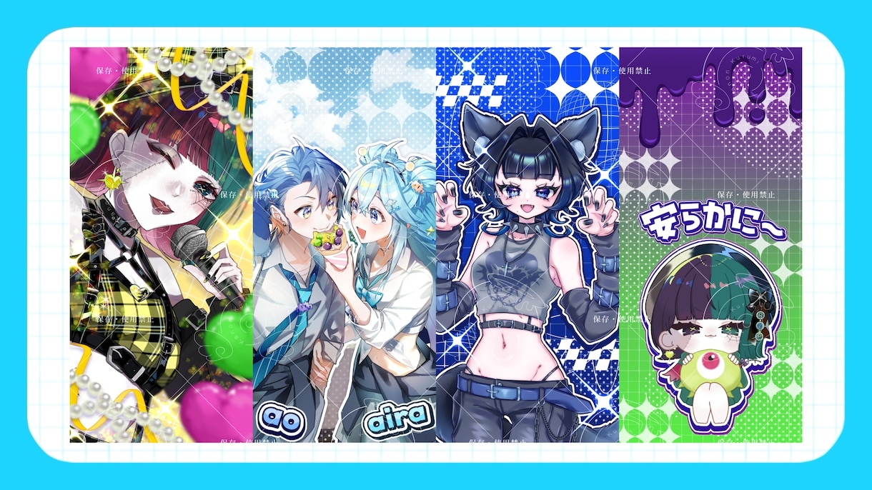 特別かわいいIRIAMサムネイル等を作成します 現役ライバー目線で活動サポート致します！ イメージ10