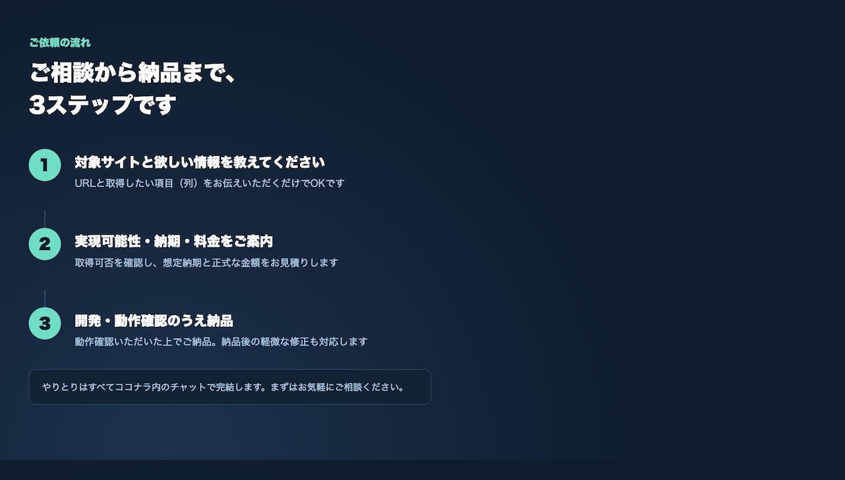 Web価格・在庫・求人情報を自動収集します 定期巡回してスプレッドシートへ自動出力 イメージ3