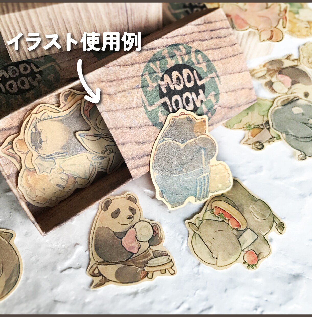あたたかみのある動物のイラストを描きます SNS、広告、動画、チラシ、パンフレットなど柔軟に対応します イメージ3