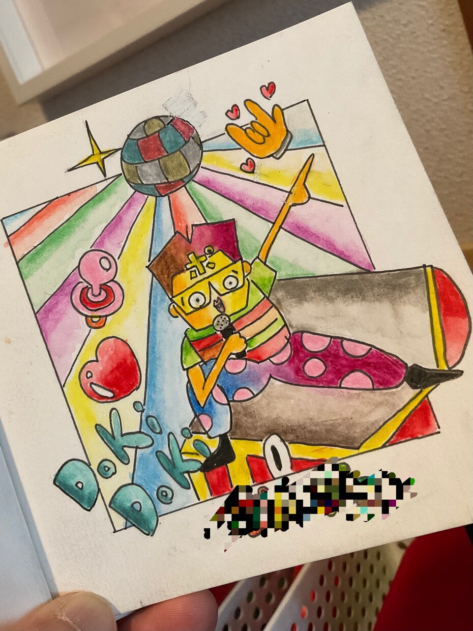 本人のアイコンやインテリアなど幅広く使用出来ます 水彩色鉛筆で描いた完全オリジナルの絵です。 イメージ1