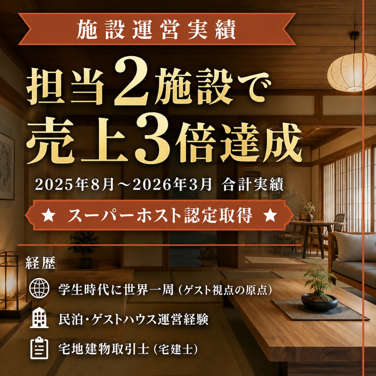 民泊開業前の予約サイト掲載・設定をサポートします ー売れる宿は開業前から始まる。 イメージ2