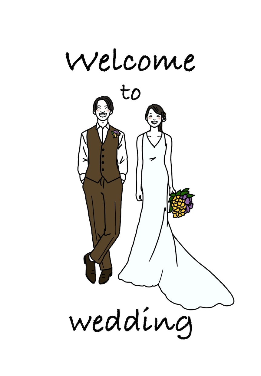 お好みの結婚式席次表♡作成します ☆A4B4二つ折り三つ折り観音開き対応☆ イメージ3