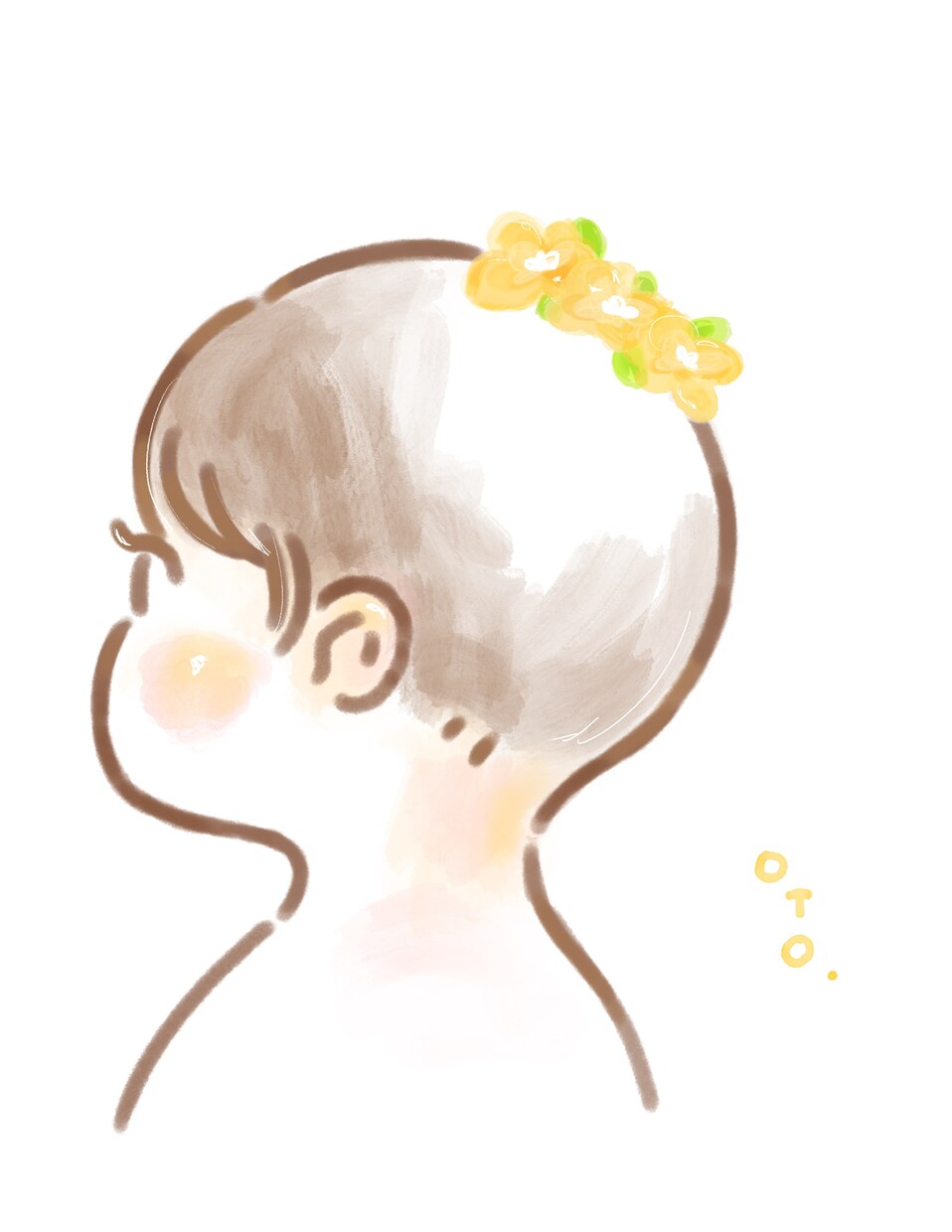 ファーストカットのイラストかきます せっかくならお子様の大切な成長を可愛く残しませんか？ イメージ3