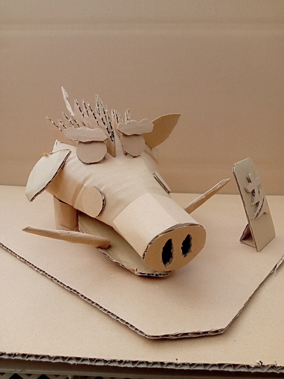 ダンボールオブジェ作ります ちょっとしたダンボールの置物作りませんか？ イメージ6