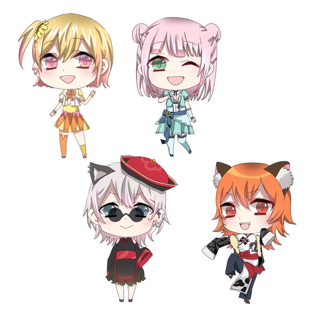 SDキャラ/ミニキャラ/ちびキャラを描きます 商用利用無料！可愛い雰囲気のミニキャラ/SDキャラ イメージ4
