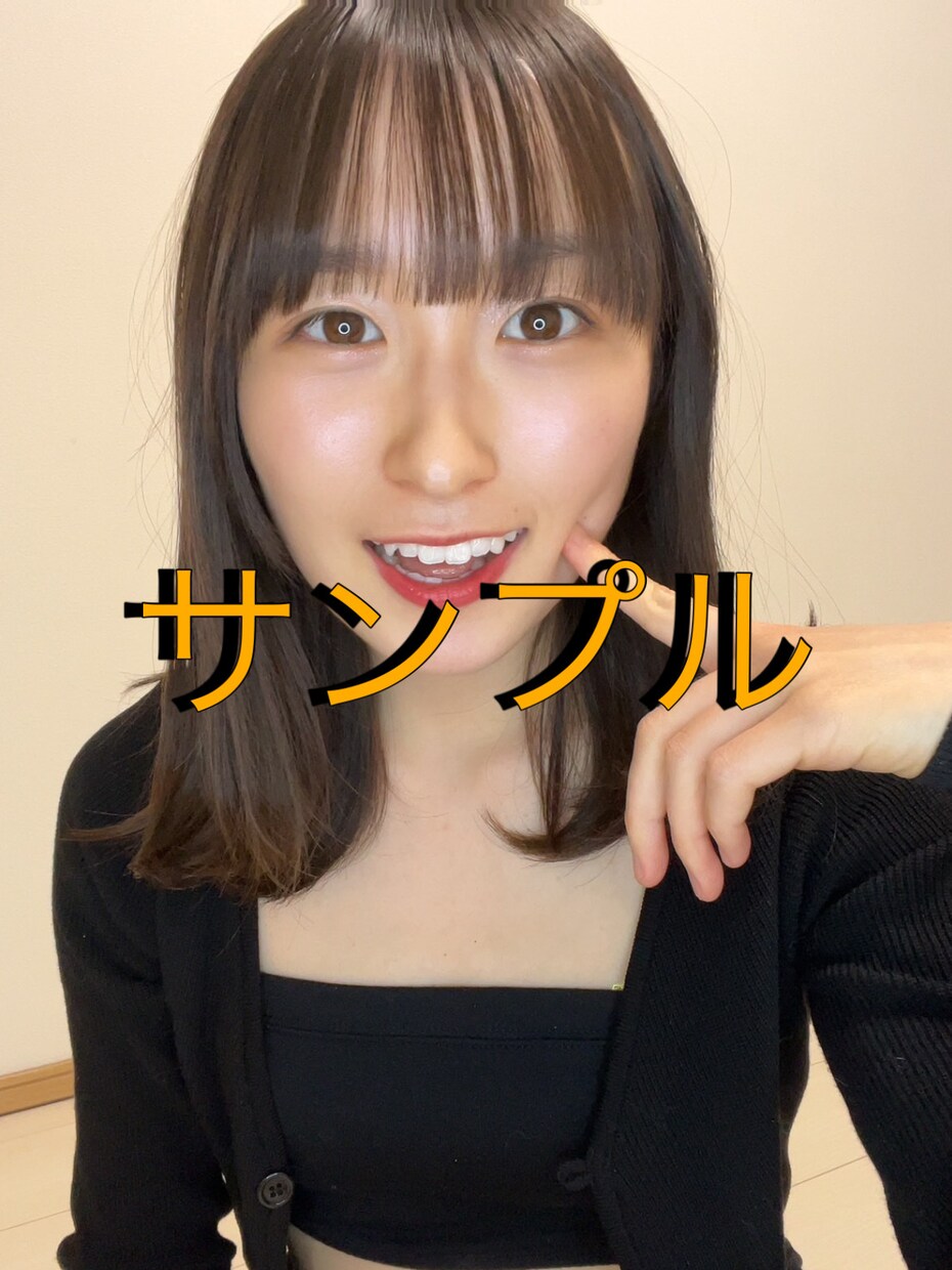 ヒノで起用しているモデルの女の子の動画撮ります 動くきらりんをあなただけにお届けいたします イメージ5