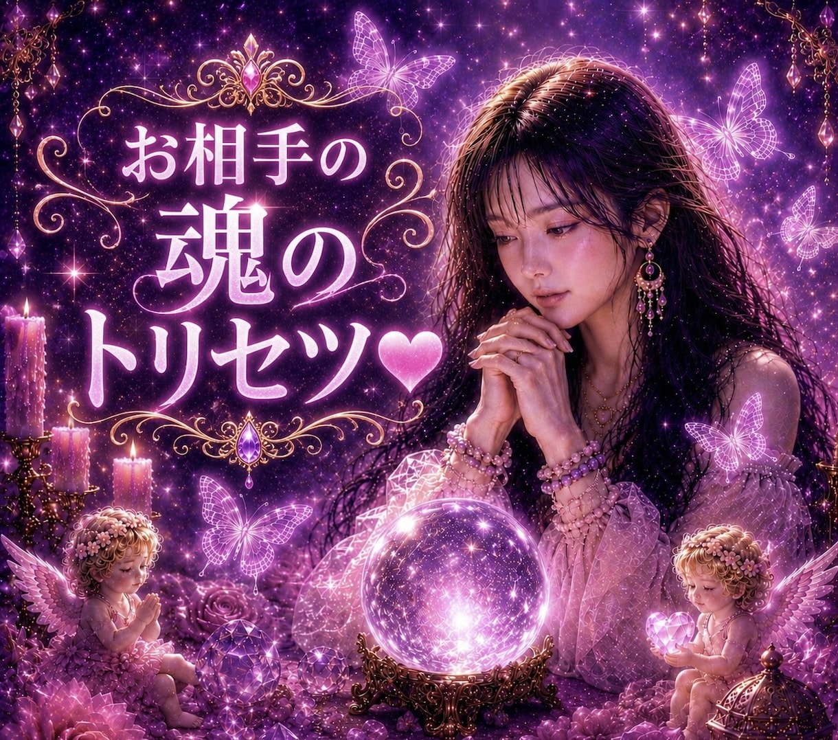お相手の魂トリセツ♥️本音と愛され方を霊視します 魂 波動 ご縁から彼の本音二人の未来を読み解く愛される道へ♡ イメージ1