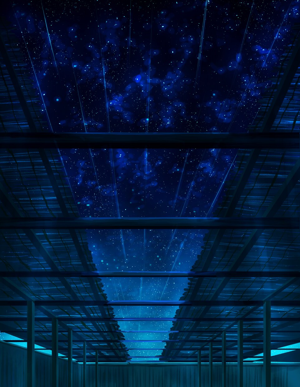 幻想的な星空のイラストを描きます プレゼントや動画内のイラストなどにご利用いただけます。 イメージ5