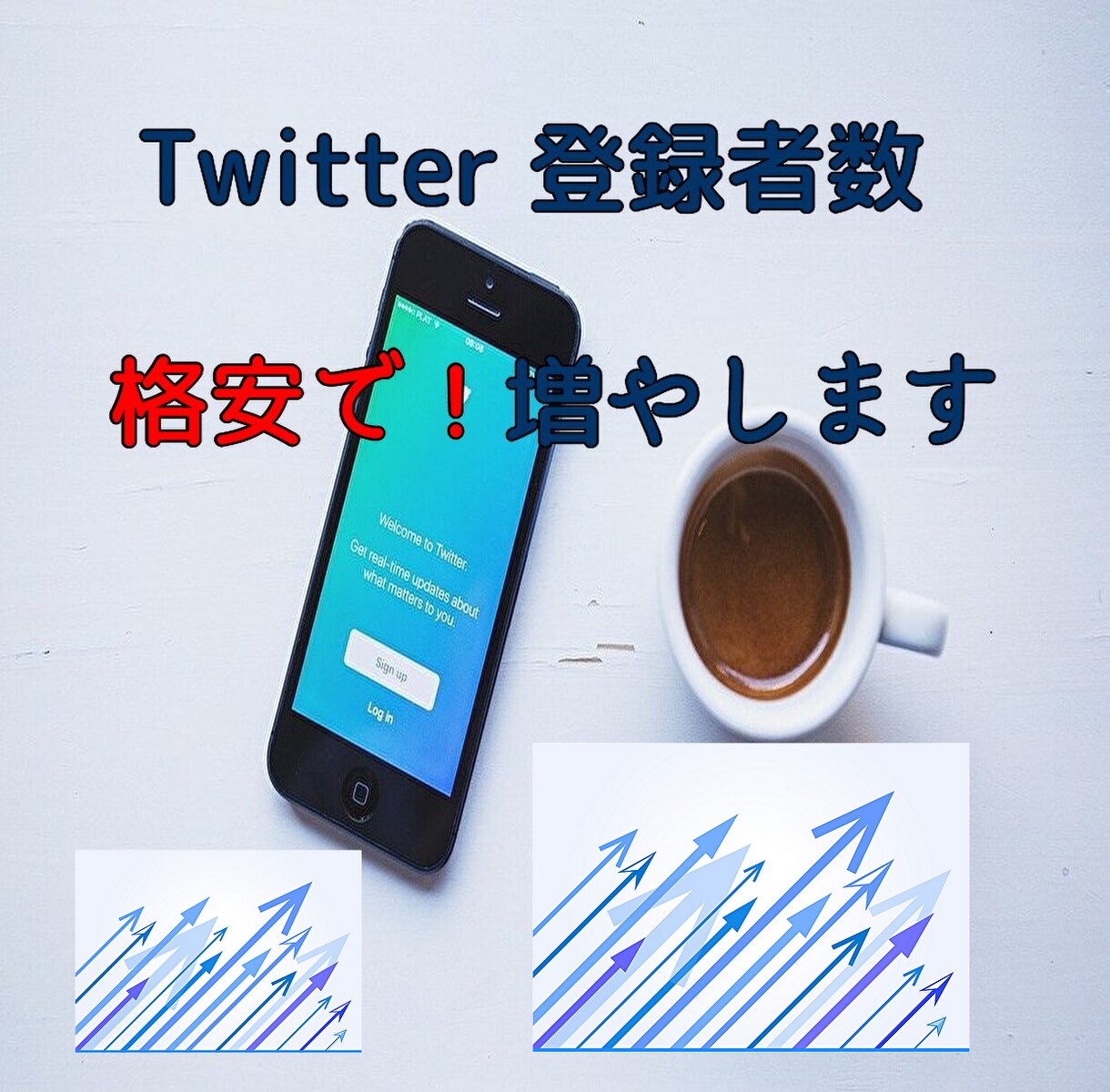 Twitterフォロワーを格安で100人増やします Twitterフォロワー数を+100人増えるまで拡散します イメージ1